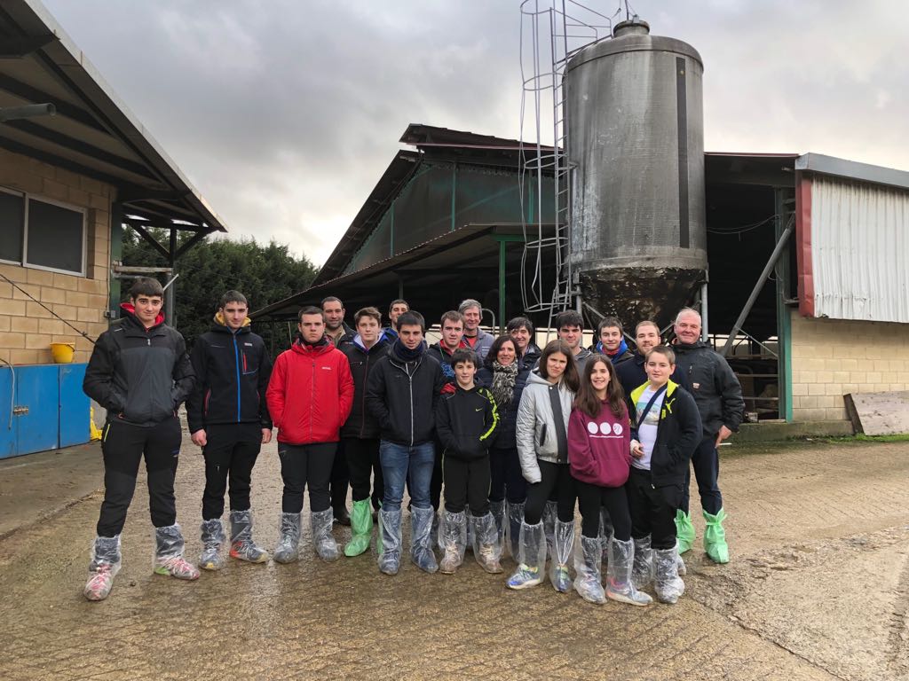 Viaje de jóvenes del sector vacuno lechero