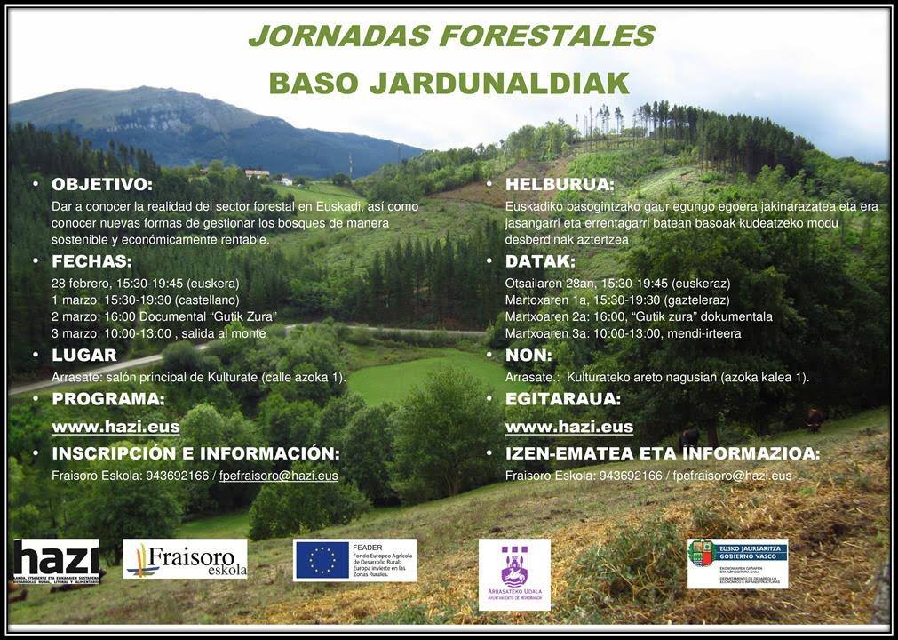 Jornadas Forestales en Arrasate
